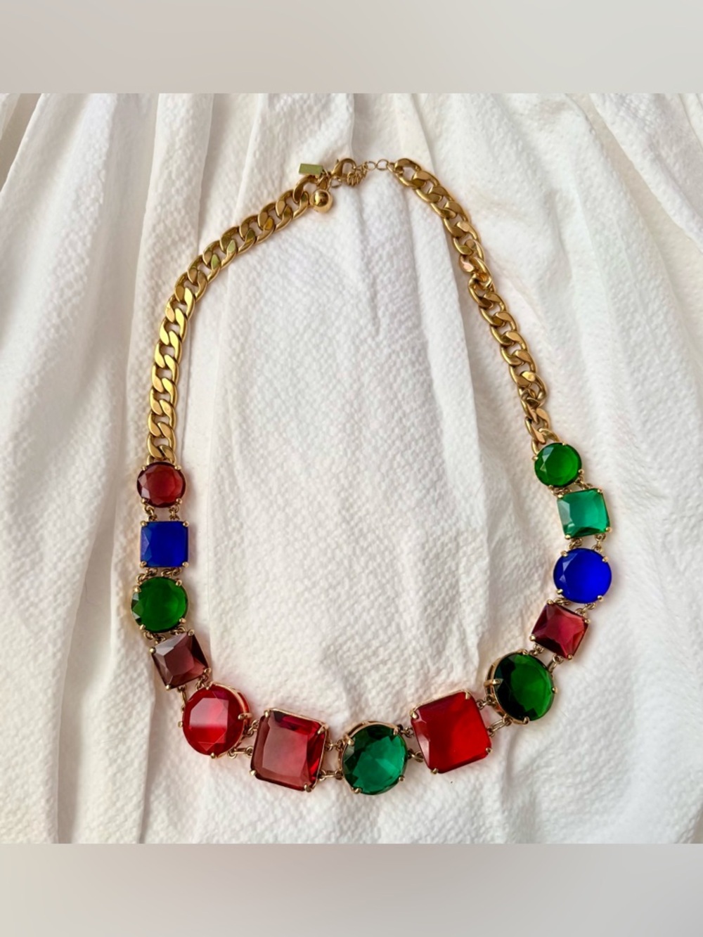 Kate Spade Crystal Kaleidoscope Statement Necklace